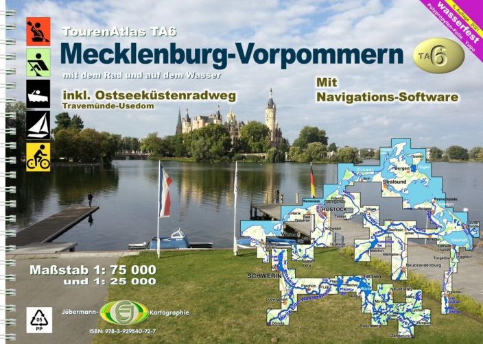 Jübermann TourenAtlas TA6: Mecklenburg-Vorpommern