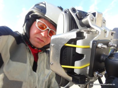 Zumo 590 LM: Hochformat mit TT Halterung!